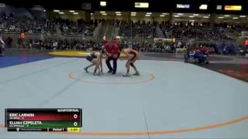 106 lbs Quarterfinals (8 Team) - Eric Larwin, 6A Bend vs Elijah Ezpeleta, 6A Sprague
