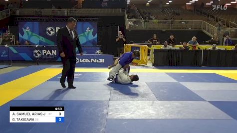 ANTHONY SAMUEL ARIAS JR. vs GYO TAKIGAWA 2024 Pan Jiu Jitsu IBJJF Championship