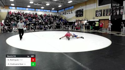 120 lbs Round Of 16 - Sebastian Rodriguez, Fairfield Prep vs Alonzo Ccahuana Guevara, Hall