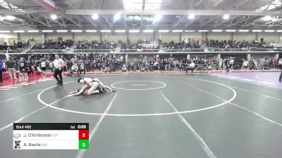 138 lbs Consi Of 8 #2 - Jayden D'Ambrosio, Saint John's Prep vs Anthony Basile, Xavier