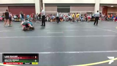 Round 1 - Benton Bingle, Waynesville vs Lane Peachee, Intense Wrestling Club