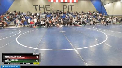 88 lbs Quarterfinal - Gage Southwick, Sanderson Wrestling Academy vs Luke Mosher, Ridgeline