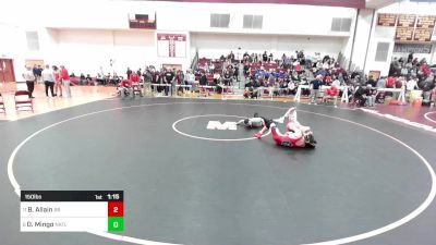 150 lbs Round Of 16 - Brenton Allain, Bridgewater-Raynham vs Drew Mingo, North Attleborough