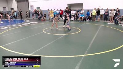 70 lbs Round 1 - Kyla Crow, Mat-Su Matmen vs Hadley Kate Rockhold, North Pole Wrestling Club