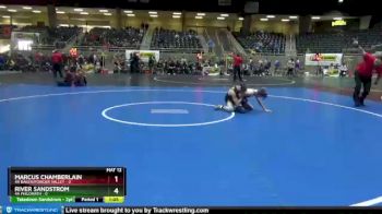 106 lbs Round 1 (6 Team) - Marcus Chamberlain, 4A Baker/Powder Valley vs River Sandstrom, 4A Philomath