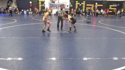 75 lbs Quarterfinal - Brylan Zerbe, Awa vs Hudson Beach, Ragin Raisins