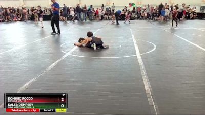 64 lbs Semis & 1st Wrestleback (8 Team) - Dominic Rocco, Donahue WA vs Kaleb Dempsey, NOVA Wrestling Club