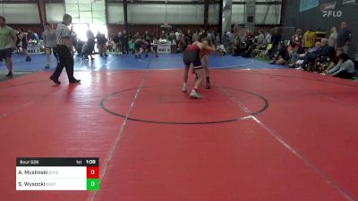 130 lbs Consi Of 4 - Andrew Myslinski, Boyertown vs Shane Wysocki, North Hunterdon