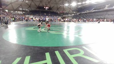 53 lbs Champ. Round 2 - Micah Nelson, Team Aggression Wrestling Club vs Chance Swartz, Twin City Wrestling Club