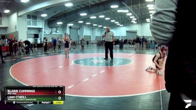 82 lbs Cons. Semi - Liam O`Neill, Virginia Patriots Wrestling vs Blaine Cummings, Red Lion