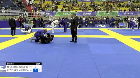 CLEBER SANTOS ALBUQUERQUE vs FLÁVIO WENDEL MIRANDA FERREIRA 2024 Brasileiro Jiu-Jitsu IBJJF