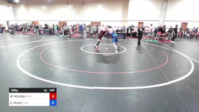 100 kg Cons 8 #2 - Mike Morales, Legacy Wrestling Center vs Christopher Myers, Carroll Wrestling Club