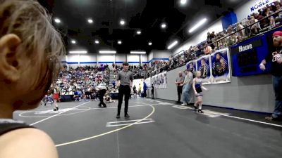 37 lbs Rr Rnd 3 - Miles Steiner, Mustang Bronco Wrestling Club vs Ikaika Laurencio, Noble Takedown Club