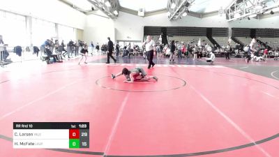 85 lbs Rr Rnd 10 - Chase Larsen, Yale Street vs Hudson McFate, Level Up