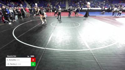 175 lbs Round Of 64 - Evan Kolodko, Woburn vs David Pento Jr, Londonderry