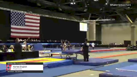 Karlee English - Double Mini Trampoline, Powerhouse - 2021 USA Gymnastics Championships