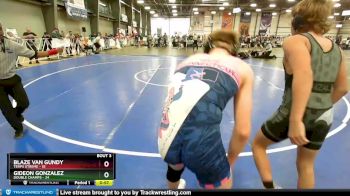 120 lbs Rd# 4- 2:00pm Friday Final Pool - Gideon Gonzalez, Double Champs vs Blaze Van Gundy, Terps Xtreme