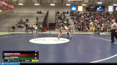 133 lbs Quarterfinal - Jack Huffman, Augustana (SD) vs Brandon Meikel, Minot St.