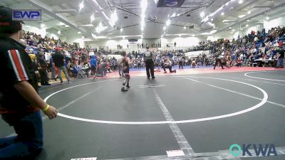 52 lbs Rr Rnd 3 - Kynlee Cary, Owasso Takedown Club vs Kalisynn Meyer, HURRICANE WRESTLING ACADEMY