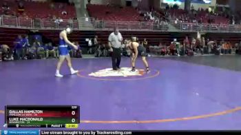 220 lbs Round 5 (8 Team) - Dallas Hamilton, Papillion-La Vista vs Luke MacDonald, Bennington