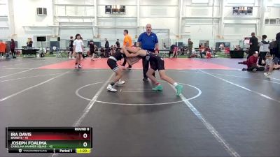 120 lbs Round 8 (10 Team) - Joseph Foalima, Carolina Hammer Squad vs Ira Davis, Bandits