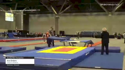 Ava Orders - Double Mini Trampoline, Integrity Athletics - 2021 USA Gymnastics Championships