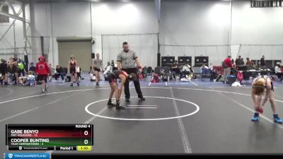 84 lbs Round 4 (6 Team) - Gabe Benyo, Mat Assassins vs Cooper Bunting, Team Germantown