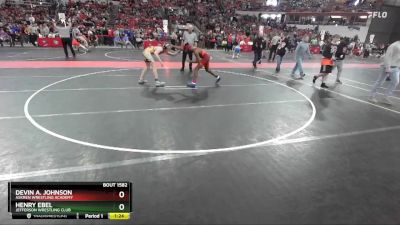 150 lbs Cons. Round 3 - Devin A. Johnson, Askren Wrestling Academy vs Henry Ebel, Jefferson Wrestling Club