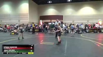 68 lbs Round 2 (4 Team) - Ethan VanDyke, MI Pitbulls vs Zeke Holmes, Ring Finger Wrestling