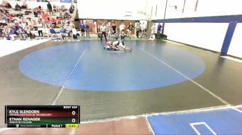 141 lbs Semifinal - Ethan Renager, Wheaton College vs Kyle Slendorn, Stevens Institute Of Technology