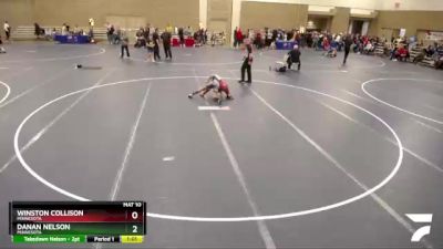 117 lbs Cons. Semi - Winston Collison, Minnesota vs Danan Nelson, Minnesota