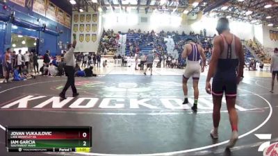 150 Blue Round 4 - Jovan Vukajlovic, Lake Brantley Hs vs Iam Garcia, Southwest Miami