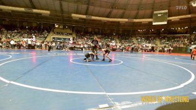 67 lbs Round Of 32 - Khylen Sanderson, MAC Wrestling Club vs Aviyahn Mills, Roundtree Wrestling Academy