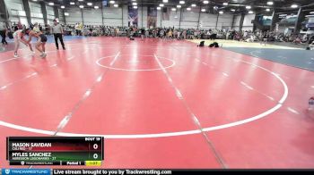 120 lbs Rd# 8- 12:30pm Saturday Final Pool - Myles Sanchez, Agression Legionaries vs Mason Savidan, Cali Red