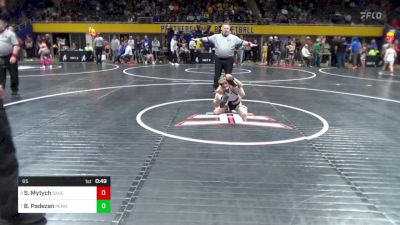 65 lbs Semifinal - StevyJ Mytych, Saucon Valley vs Ben Padezan, Penn Trafford