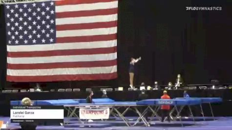 Lorelei Garza - Individual Trampoline, Full Force - 2021 USA Gymnastics Championships