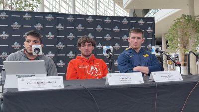 Yianni Diakomihalis, Daton Fix, Mason Parris Pre-NCAA News Conference