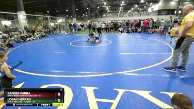 90 lbs Round 3 (6 Team) - Xander Parra, GREAT BRIDGE WRESTLING CLUB vs Logan Herran, GREAT NECK WC - GREEN