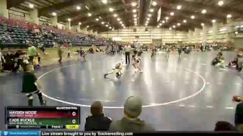 71 lbs Quarters & Wb (16 Team) - Cade Ruckle, Gold Rush Wrestling vs HAYDEN NOZIE, West Coast Riders