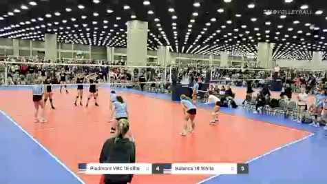 Piedmont VBC 16 elite vs Balance 16 White - 2022 JVA World Challenge presented by Nike - Expo Only