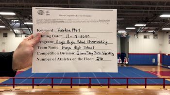 Hays High School [Game Day - Large Coed] 2020 NCA November Virtual Championship