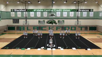 Blackfoot High School [Varsity Show Cheer Intermediate] 2022 USA Virtual Spirit Regional II