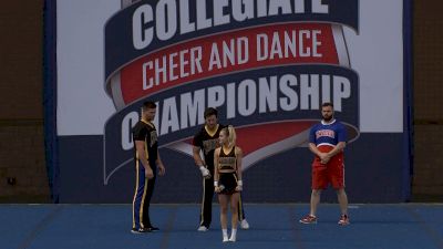 Morehead State University - Chloe Maher and Curtis DeBoeuf [2023 Partner Stunt] 2023 NCA & NDA College National Championship