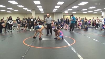 100 lbs Rr Rnd 2 - Isla Silva, Partner Trained Girls vs Maya Flemming, Valkyrie Girls WC Blue