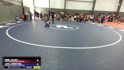 70 lbs Round 3 - Uriel Valdez, Sunnyside Ironman Wrestling vs Luke Lobbestael, Sunnyside Ironman Wrestling