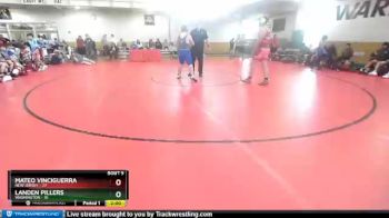 250 lbs Round 3 (8 Team) - Mateo Vinciguerra, New Jersey vs Landen Pillers, Washington