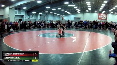 53 lbs Champ. Round 2 - Graham Billingsley, Bandits vs Kaynen Cather, Twisted Joker Wrestling