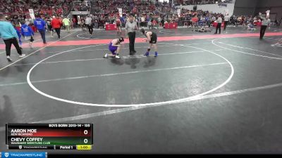 135 lbs Cons. Round 2 - Chevy Coffey, Waunakee Wrestling Club vs Aaron Moe, New Richmond