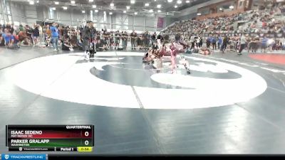 130 lbs Quarterfinal - Isaac Sedeno, Mat Demon WC vs Parker Gralapp, Washington