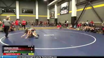 91 lbs Round 2 (12 Team) - Sandy Breeden, Missouri Gold vs Angelina Gochis, Summit Wrestling Academy